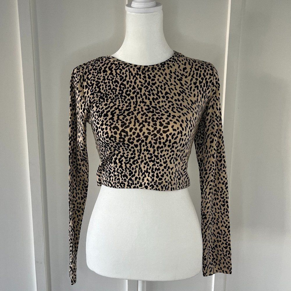 Adika Cheetah Print Top Size Small